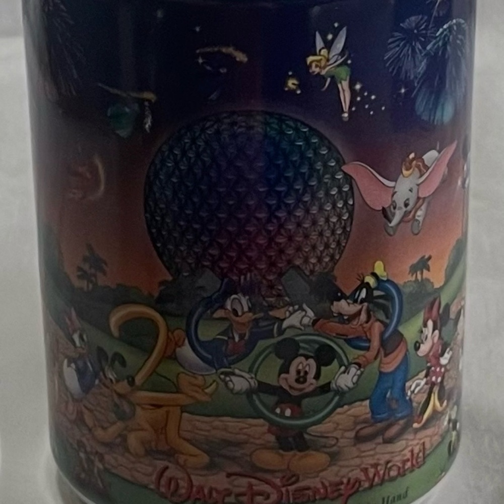 Disney Blue Mug with Iconic Characters